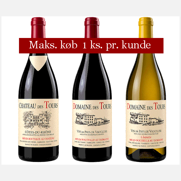 Sortimentkasse B Domaine des Tours + Ch�teau Des Tours - Disp. fra d. 16. september 2026