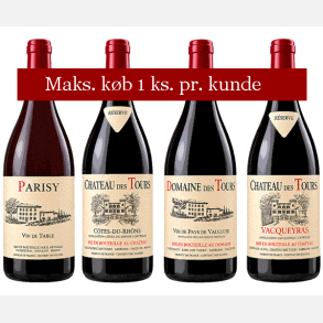 Sortimentkasse C Domaine des Tours + Ch�teau des Tours - Disp. fra d. 16. september 2026