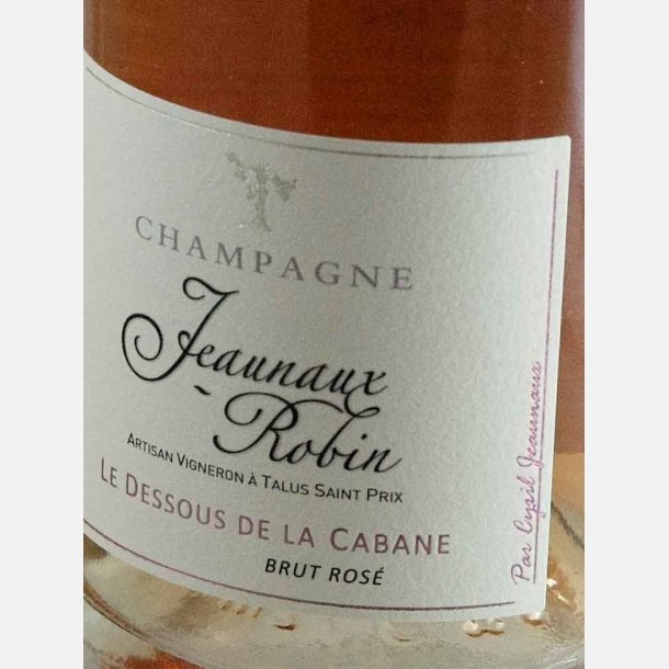 Domaine Jeaunaux-Robin / Champagne "Le Dessous de la Cabane" Ros� Brut