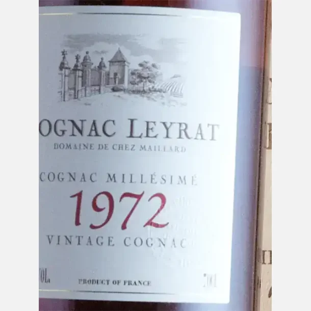 Cognac Leyrat / Vintage 1972 