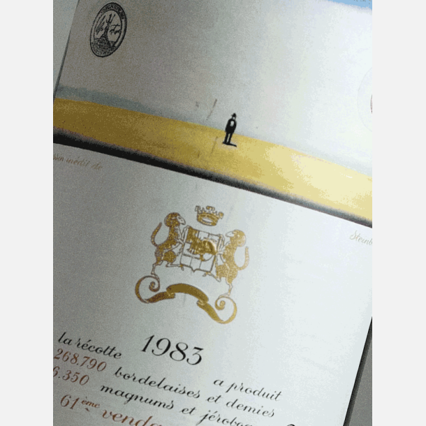 Ch�teau Mouton Rothschild / Pauillac 1. Cru Class� 1983