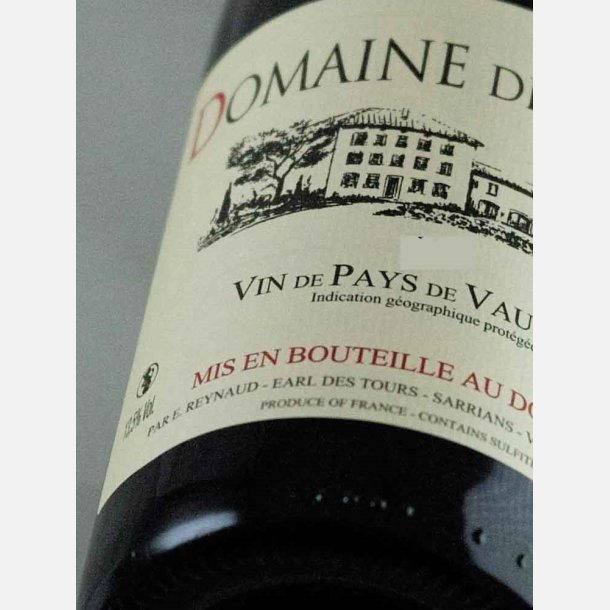 Domaine des Tours / Vdp Vaucluse 2019